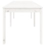 Garden table solid white pine wood 159.5x82.5x76 cm by vidaXL, Garden tables - Ref: Foro24-823977, Price: 167,52 €, Discount: %