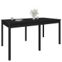 Garden table solid black pine wood 159.5x82.5x76 cm by vidaXL, Garden tables - Ref: Foro24-823980, Price: 145,77 €, Discount: %