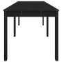 Garden table solid black pine wood 159.5x82.5x76 cm by vidaXL, Garden tables - Ref: Foro24-823980, Price: 145,77 €, Discount: %