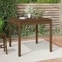 Garden table solid pine wood honey brown 82.5x82.5x76 cm by vidaXL, Garden tables - Ref: Foro24-823965, Price: 87,65 €, Disco...