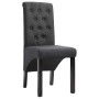 Dining chairs 2 units dark gray fabric by vidaXL, dining chairs - Ref: Foro24-248986, Price: 152,51 €, Discount: %