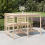 Mesa de jardín madera maciza de pino 159,5x82,5x110 cmcm de vidaXL, Mesas de jardín - Ref: Foro24-824095, Precio: 104,99 €, D...