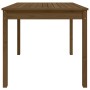 Garden table solid pine wood honey brown 82.5x82.5x76 cm by vidaXL, Garden tables - Ref: Foro24-823965, Price: 87,65 €, Disco...