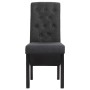 Dining chairs 2 units dark gray fabric by vidaXL, dining chairs - Ref: Foro24-248986, Price: 152,51 €, Discount: %