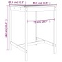 Mesa de jardín madera maciza Douglas 82,5x82,5x110 cm de vidaXL, Mesas de jardín - Ref: Foro24-824086, Precio: 66,99 €, Descu...