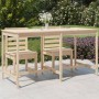 Mesa de jardín madera maciza de pino 203,5x90x110 cm de vidaXL, Mesas de jardín - Ref: Foro24-824102, Precio: 122,50 €, Descu...