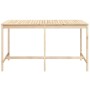 Mesa de jardín madera maciza de pino 203,5x90x110 cm de vidaXL, Mesas de jardín - Ref: Foro24-824102, Precio: 122,50 €, Descu...