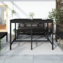 Solid black pine garden table 159.5x82.5x110 cm by vidaXL, Garden tables - Ref: Foro24-824099, Price: 112,99 €, Discount: %