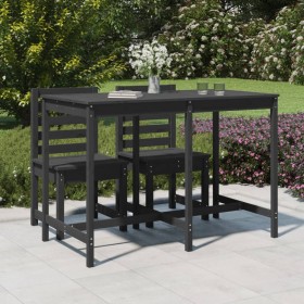 Garden table solid gray pine wood 159.5x82.5x110 cm by vidaXL, Garden tables - Ref: Foro24-824097, Price: 124,99 €, Discount: %