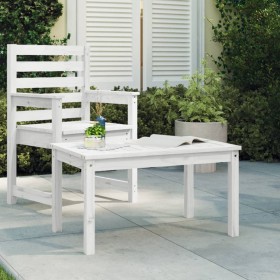 Garden table solid white pine wood 82.5x50.5x45 cm by vidaXL, Garden tables - Ref: Foro24-824114, Price: 57,26 €, Discount: %