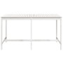 Mesa de jardín madera maciza de pino blanca 203,5x90x110 cm de vidaXL, Mesas de jardín - Ref: Foro24-824103, Precio: 147,14 €...