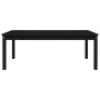 Garden table solid black pine wood 121x82.5x45 cm by vidaXL, Garden tables - Ref: Foro24-824131, Price: 69,90 €, Discount: %