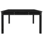 Garden table solid black pine wood 121x82.5x45 cm by vidaXL, Garden tables - Ref: Foro24-824131, Price: 69,90 €, Discount: %