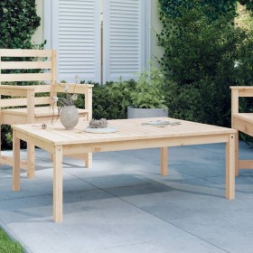 Mesa de jardín madera maciza pino 121x82,5x45 cm de vidaXL, Mesas de jardín - Ref: Foro24-824127, Precio: 88,99 €, Descuento: %