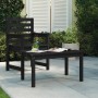 Mesa de jardín madera maciza pino negro 82,5x50,5x45 cm de vidaXL, Mesas de jardín - Ref: Foro24-824117, Precio: 42,27 €, Des...