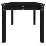 Mesa de jardín madera maciza pino negro 82,5x50,5x45 cm de vidaXL, Mesas de jardín - Ref: Foro24-824117, Precio: 42,27 €, Des...