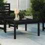 Mesa de jardín madera maciza pino negro 82,5x82,5x45 cm de vidaXL, Mesas de jardín - Ref: Foro24-824124, Precio: 54,40 €, Des...