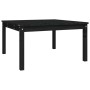 Garden table solid black pine wood 82.5x82.5x45 cm by vidaXL, Garden tables - Ref: Foro24-824124, Price: 54,99 €, Discount: %