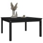 Garden table solid black pine wood 82.5x82.5x45 cm by vidaXL, Garden tables - Ref: Foro24-824124, Price: 54,99 €, Discount: %