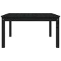 Garden table solid black pine wood 82.5x82.5x45 cm by vidaXL, Garden tables - Ref: Foro24-824124, Price: 54,99 €, Discount: %