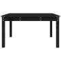 Garden table solid black pine wood 82.5x82.5x45 cm by vidaXL, Garden tables - Ref: Foro24-824124, Price: 54,99 €, Discount: %