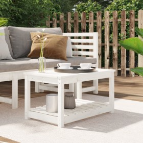 Garden table solid white pine wood 82.5x50.5x45 cm by vidaXL, Garden tables - Ref: Foro24-824135, Price: 82,39 €, Discount: %