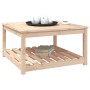 Mesa de jardín madera maciza de pino 82,5x82,5x45 cm de vidaXL, Mesas de jardín - Ref: Foro24-824141, Precio: 100,99 €, Descu...