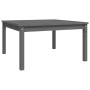 Solid pine gray garden table 82.5x82.5x45 cm by vidaXL, Garden tables - Ref: Foro24-824122, Price: 73,35 €, Discount: %