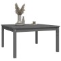 Solid pine gray garden table 82.5x82.5x45 cm by vidaXL, Garden tables - Ref: Foro24-824122, Price: 73,35 €, Discount: %