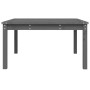 Solid pine gray garden table 82.5x82.5x45 cm by vidaXL, Garden tables - Ref: Foro24-824122, Price: 73,35 €, Discount: %