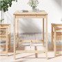 Garden table solid pine wood 121x82.5x110 cm by vidaXL, Garden tables - Ref: Foro24-824088, Price: 104,74 €, Discount: %