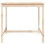 Garden table solid pine wood 121x82.5x110 cm by vidaXL, Garden tables - Ref: Foro24-824088, Price: 104,74 €, Discount: %