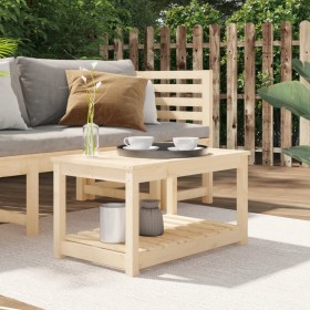 Solid pine wood garden table 82.5x50.5x45 cm by vidaXL, Garden tables - Ref: Foro24-824134, Price: 91,39 €, Discount: %