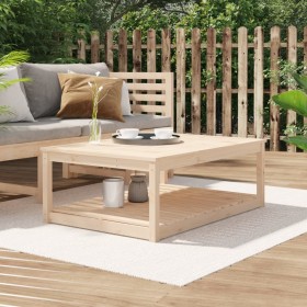 Mesa de jardín madera maciza pino 121x82,5x45 cm de vidaXL, Mesas de jardín - Ref: Foro24-824148, Precio: 122,67 €, Descuento: %