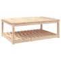 Mesa de jardín madera maciza pino 121x82,5x45 cm de vidaXL, Mesas de jardín - Ref: Foro24-824148, Precio: 122,67 €, Descuento: %