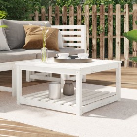 Garden table solid white pine wood 82.5x82.5x45 cm by vidaXL, Garden tables - Ref: Foro24-824142, Price: 109,99 €, Discount: %