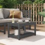 Solid gray pine garden table 82.5x50.5x45 cm by vidaXL, Garden tables - Ref: Foro24-824136, Price: 84,92 €, Discount: %