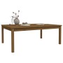 Mesa de jardín madera maciza pino marrón miel 121x82,5x45 cm de vidaXL, Mesas de jardín - Ref: Foro24-824130, Precio: 73,52 €...