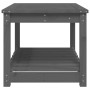 Solid gray pine garden table 82.5x50.5x45 cm by vidaXL, Garden tables - Ref: Foro24-824136, Price: 84,92 €, Discount: %