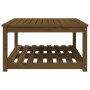 Mesa de jardín madera maciza pino marrón miel 82,5x82,5x45 cm de vidaXL, Mesas de jardín - Ref: Foro24-824144, Precio: 82,99 ...