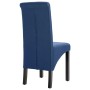 Dining chairs 2 units blue fabric by vidaXL, dining chairs - Ref: Foro24-248989, Price: 168,99 €, Discount: %