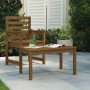 Garden table solid pine wood honey brown 82.5x50.5x45 cm by vidaXL, Garden tables - Ref: Foro24-824116, Price: 44,31 €, Disco...