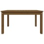 Garden table solid pine wood honey brown 82.5x50.5x45 cm by vidaXL, Garden tables - Ref: Foro24-824116, Price: 44,99 €, Disco...