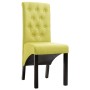 Dining chair 2 units of green fabric by vidaXL, dining chairs - Ref: Foro24-248990, Price: 120,49 €, Discount: %