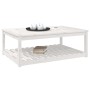 Mesa de jardín madera maciza pino blanco 121x82,5x45 cm de vidaXL, Mesas de jardín - Ref: Foro24-824149, Precio: 146,99 €, De...