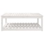 Garden table solid white pine wood 121x82.5x45 cm by vidaXL, Garden tables - Ref: Foro24-824149, Price: 146,62 €, Discount: %