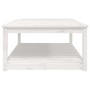 Mesa de jardín madera maciza pino blanco 121x82,5x45 cm de vidaXL, Mesas de jardín - Ref: Foro24-824149, Precio: 146,99 €, De...