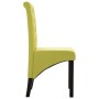 Dining chair 2 units of green fabric by vidaXL, dining chairs - Ref: Foro24-248990, Price: 120,49 €, Discount: %