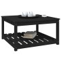 Mesa de jardín madera maciza pino negro 82,5x82,5x45 cm de vidaXL, Mesas de jardín - Ref: Foro24-824145, Precio: 78,76 €, Des...