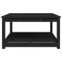 Mesa de jardín madera maciza pino negro 82,5x82,5x45 cm de vidaXL, Mesas de jardín - Ref: Foro24-824145, Precio: 78,76 €, Des...